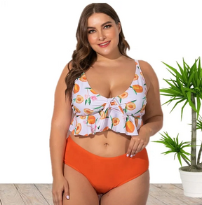 Biquíni Floral Daira Plus Size - Miranini