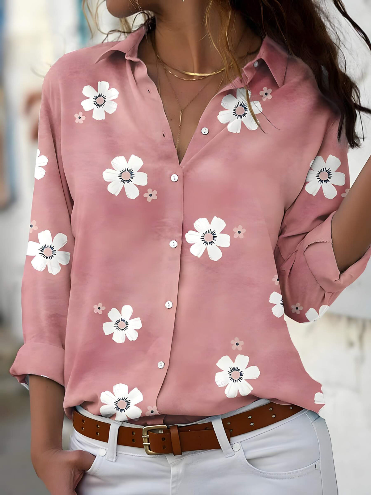 Camisa Casual Feminina