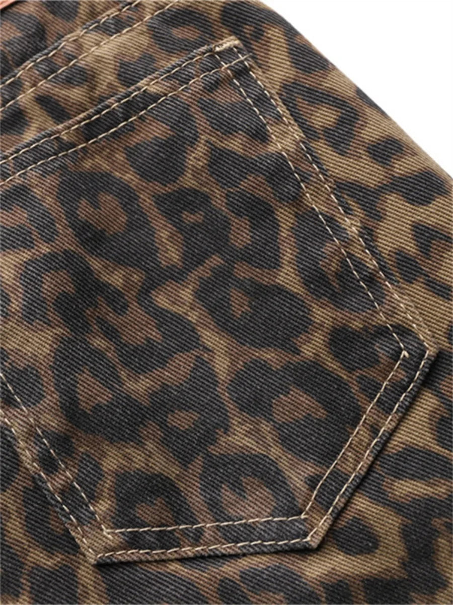 Calça Leopardo Escura - Miranini