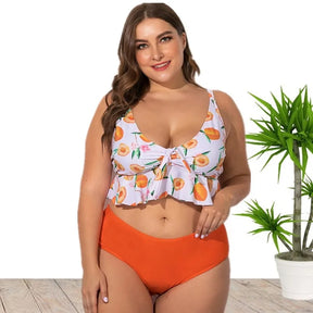 Biquíni Floral Daira Plus Size - Miranini