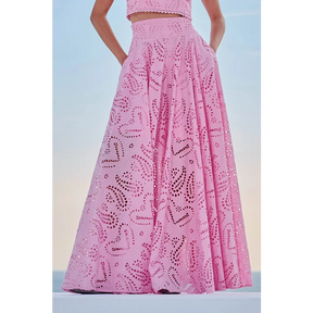 Conjunto Valen Cropped + Saia - Lançamento Verão 2025 - Miranini