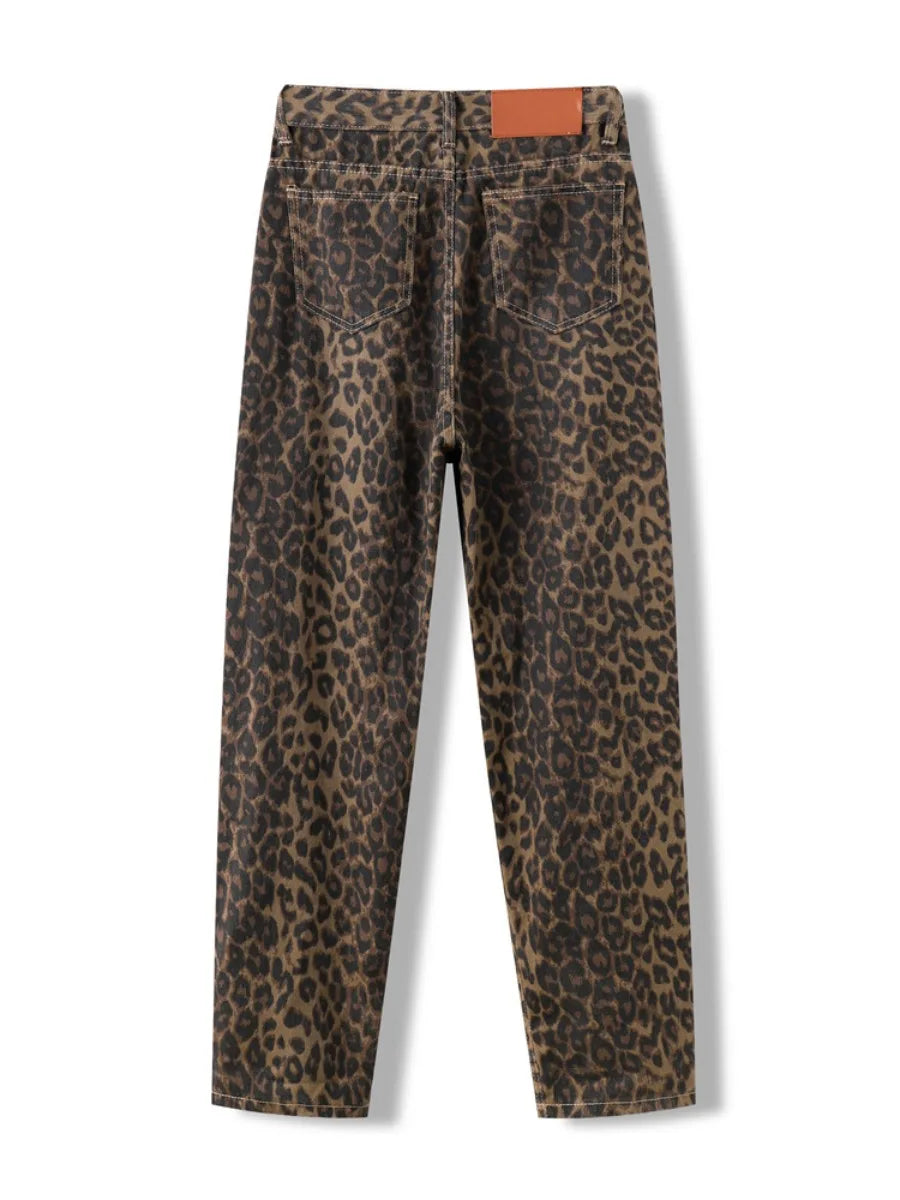 Calça Leopardo Escura - Miranini