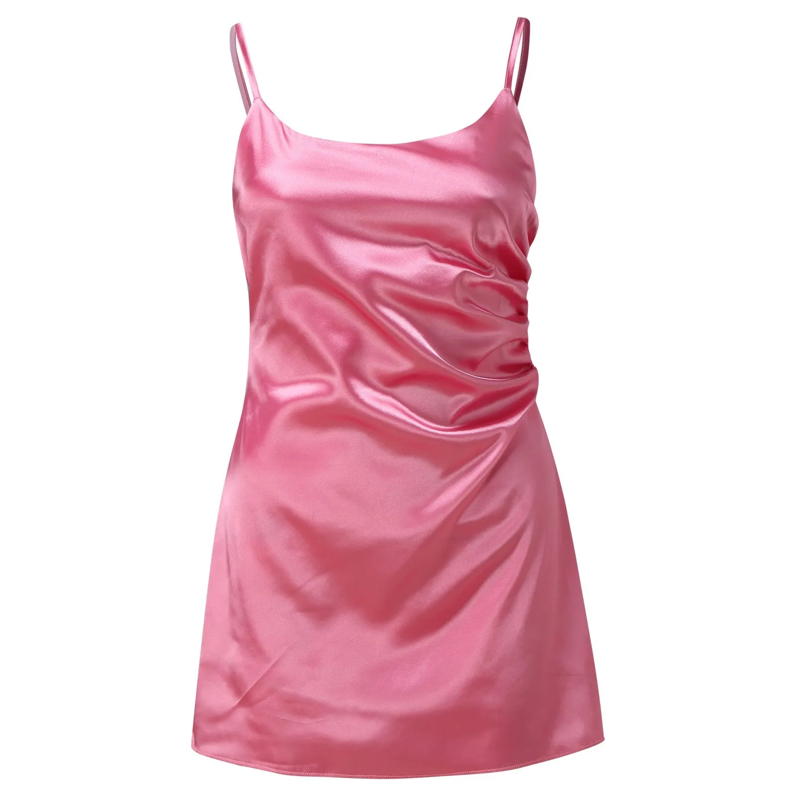 Vestido Mini Spag Pink - Miranini