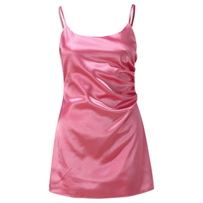 Vestido Mini Spag Pink - Miranini